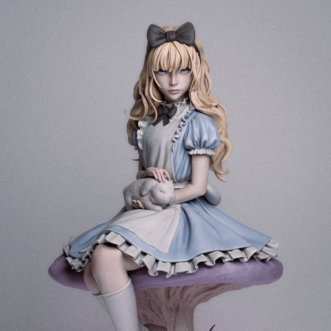 Alice Resin Statue - view 1