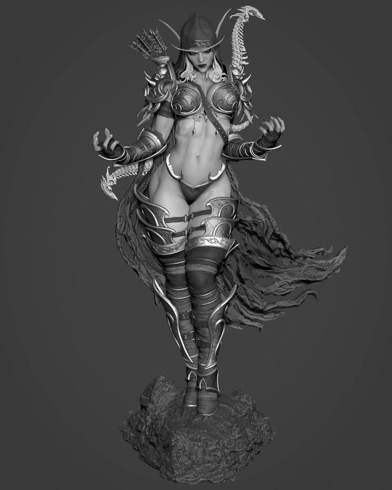 Sylvanas Resin Statue - view 3