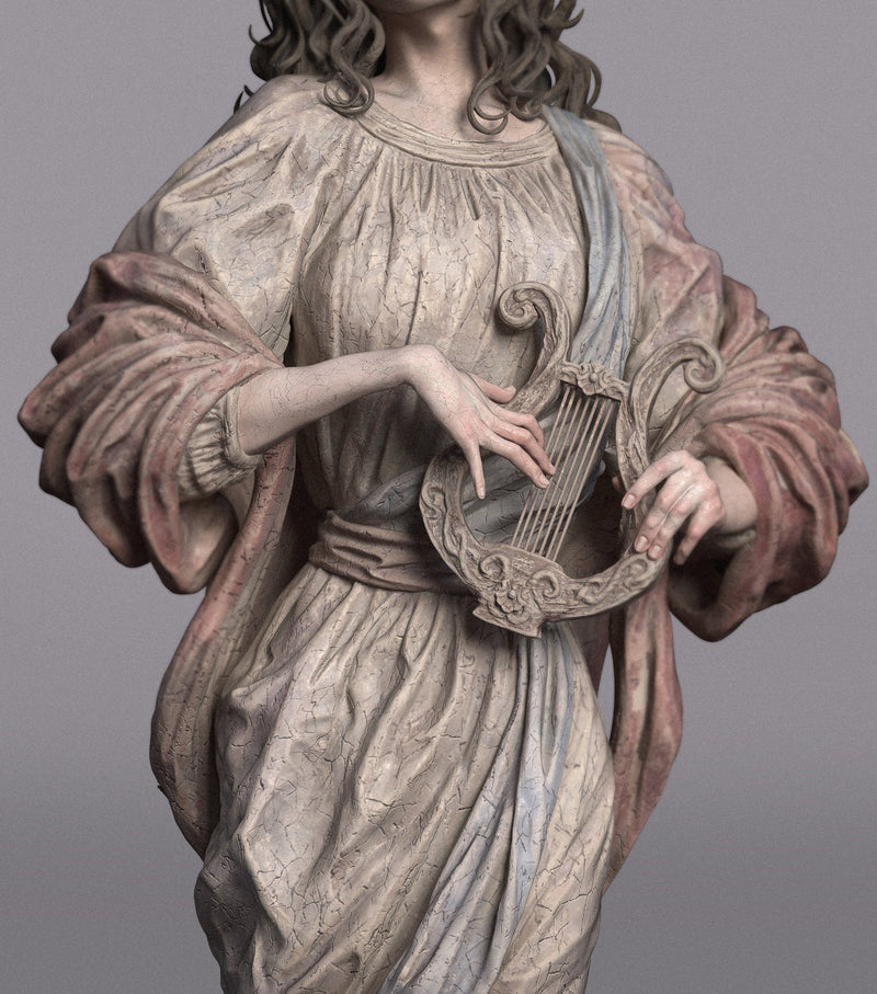 Muse Resin Statue - view 4