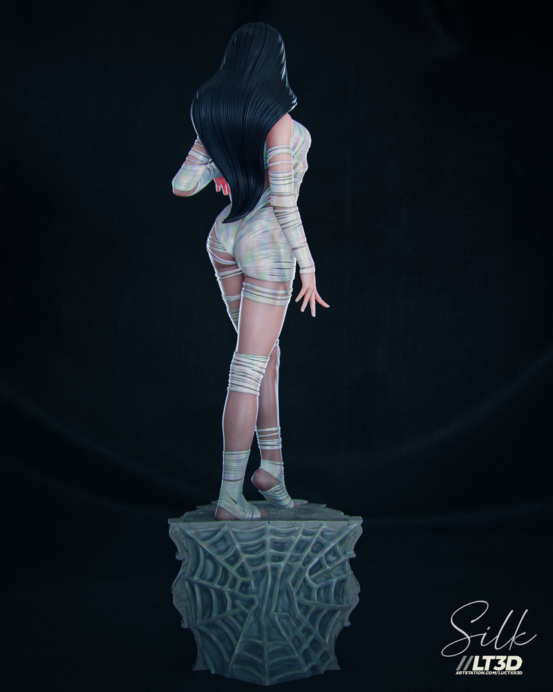 Silk Resin Statue - view 5