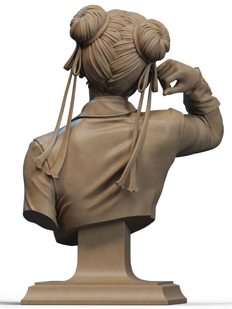 Chun Li Resin Bust - view 3
