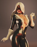 Black Cat Abe Resin Statue - view 7