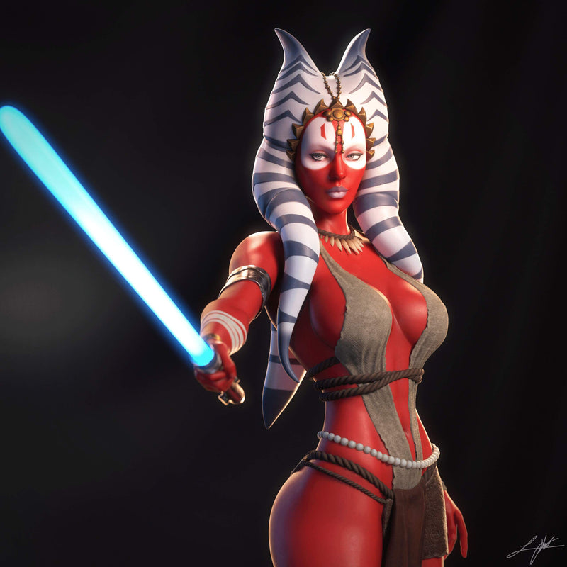 Shaak Ti Resin Statue - view 5