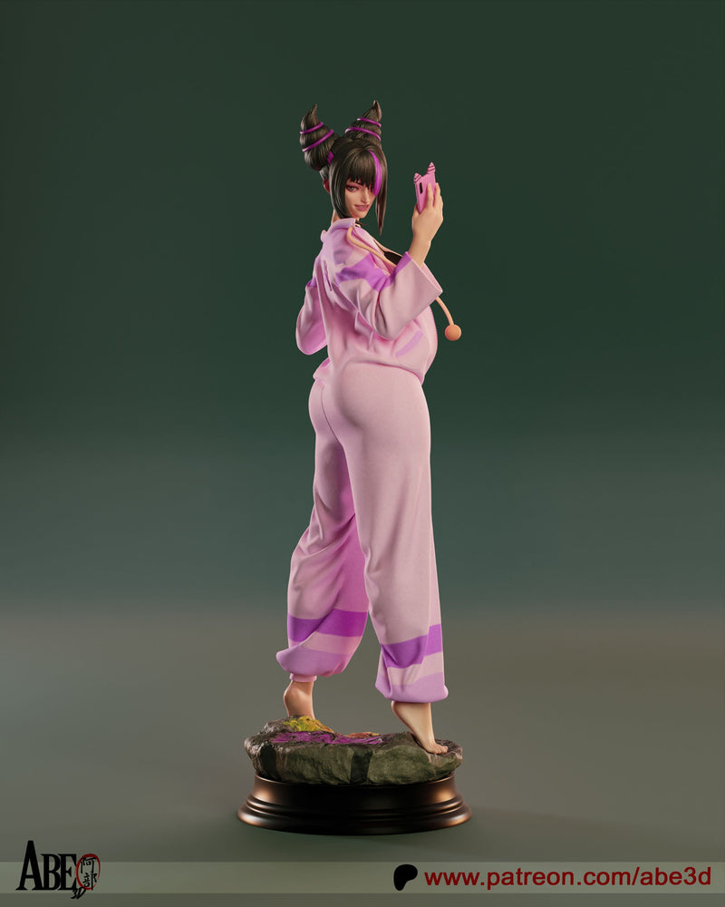 Juri Han Pajamas Resin Statue - view 2
