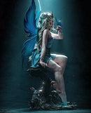 Divine Fairy Resin Statue - view 3