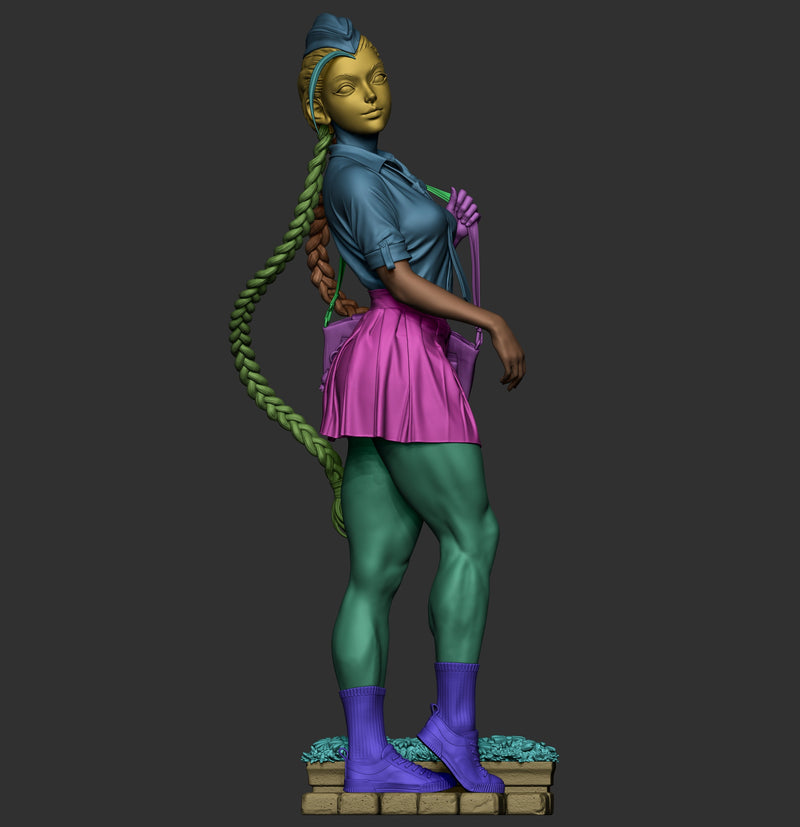 Cammy Resin Statue - Design 2 - view 3
