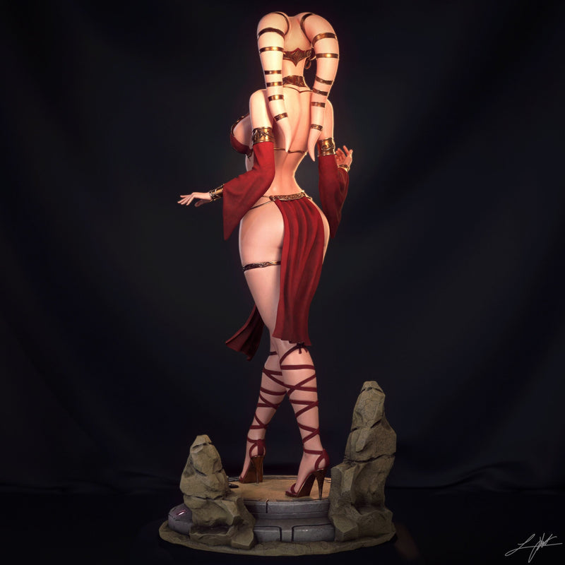 Twilek Hostess Resin Statue - view 5