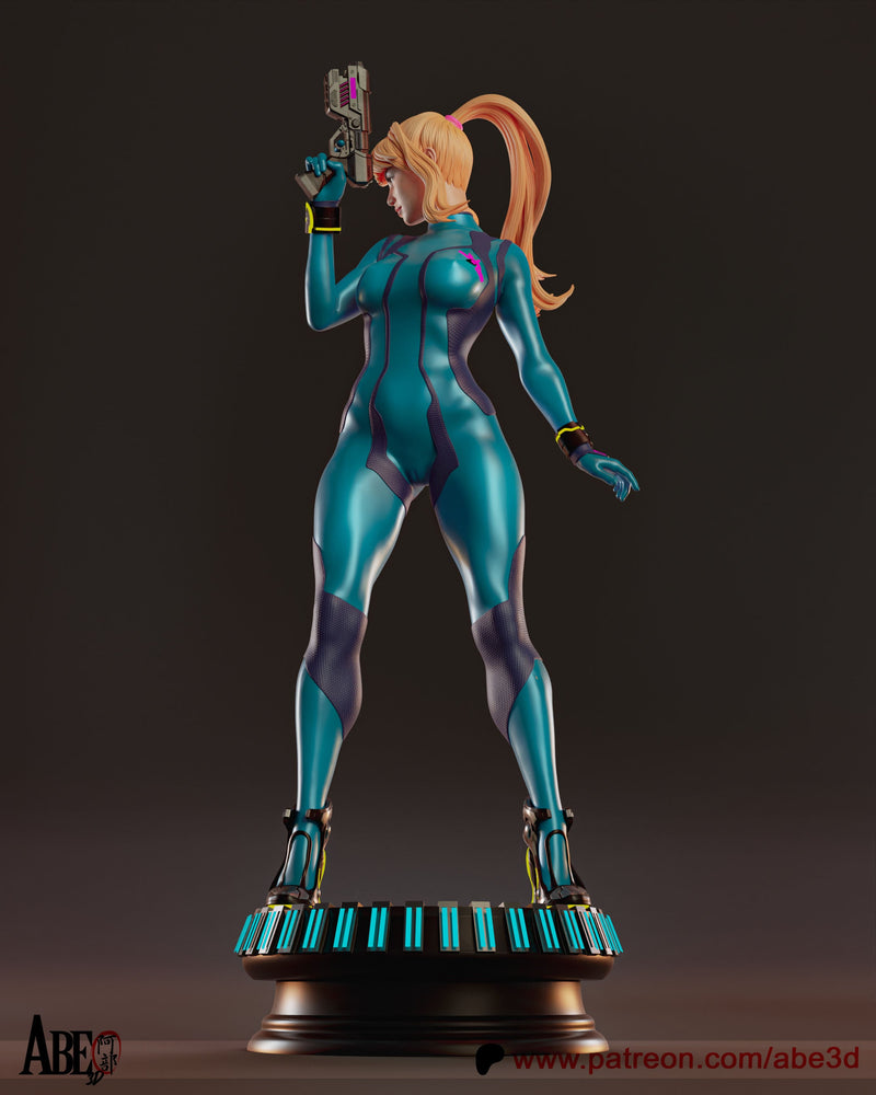 Samus Aran Resin Statue - view 8