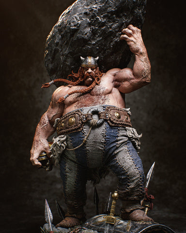 Obelix Resin Statue - view 1