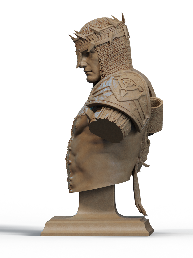 Dante Inferno Resin Bust - view 2