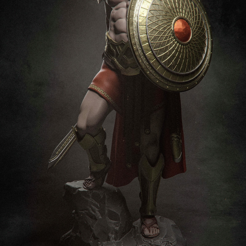 Ares Resin Statue - view 2