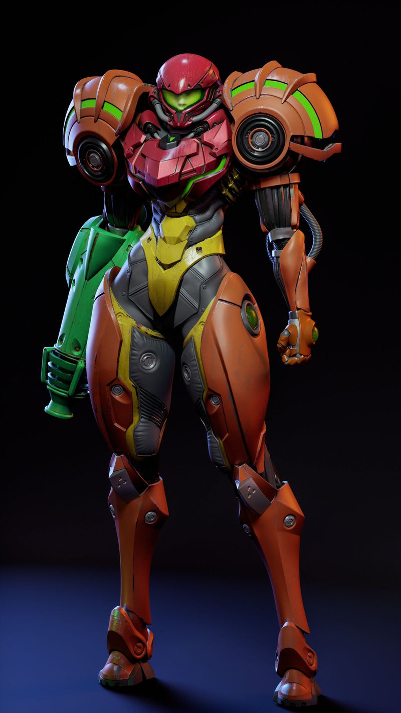 Samus Aran Kugo Resin Statue - view 6
