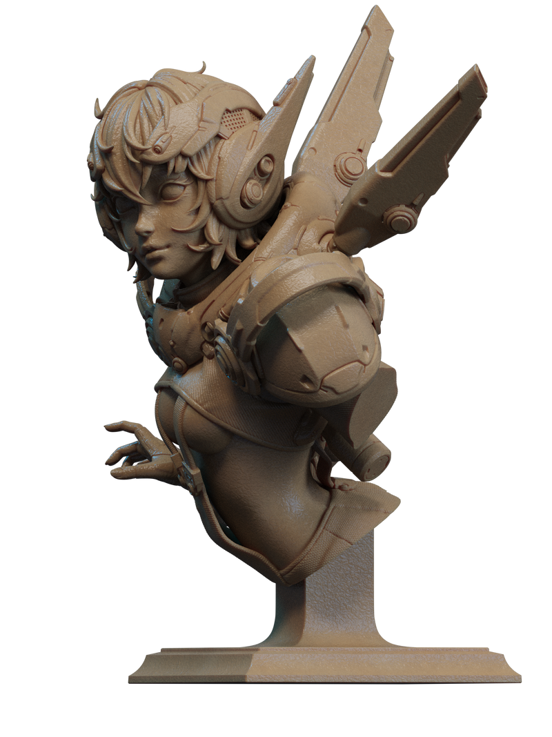 Nillai Resin Bust - view 2