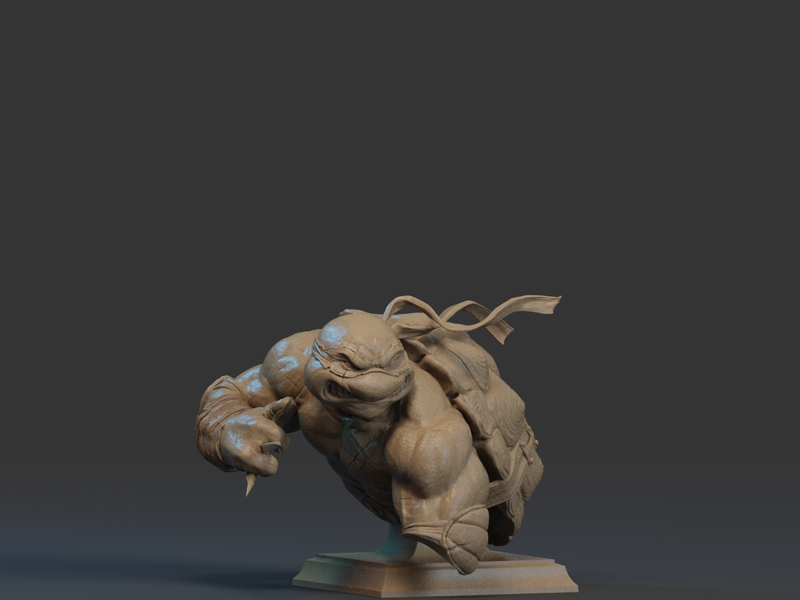 Raphael Resin Bust - view 2