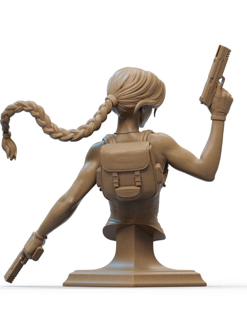 Lara Croft Resin Bust - view 3