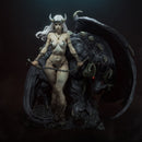 Demon Queen Resin Statue - view 2