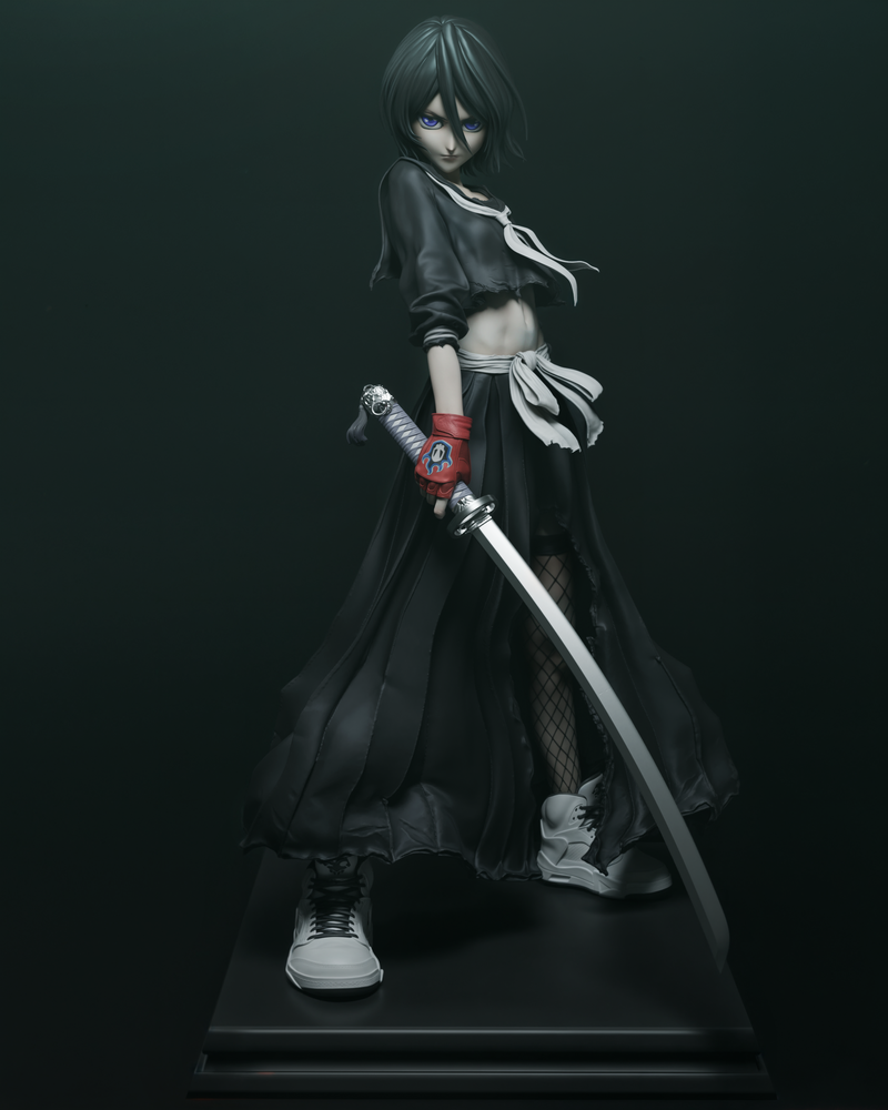 Rukia Resin Statue - view 4