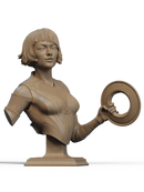 Quorra Resin Bust - view 1