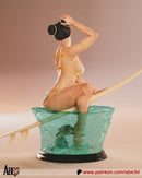 Chun-Li Surf Resin Statue - view 7