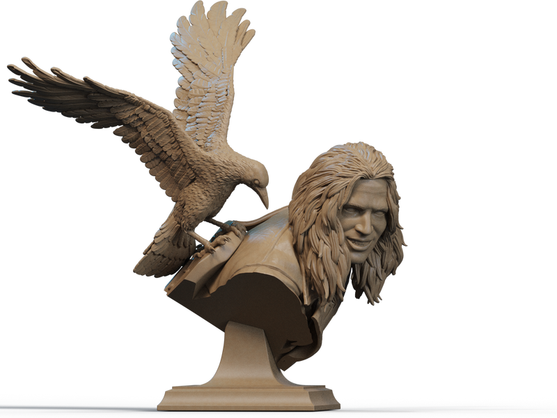 The Crow Resin Bust - view 3