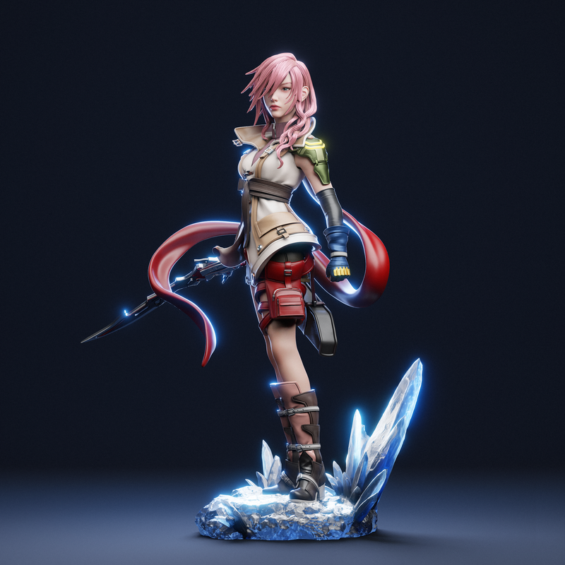 Lightning Resin Statue - view 7
