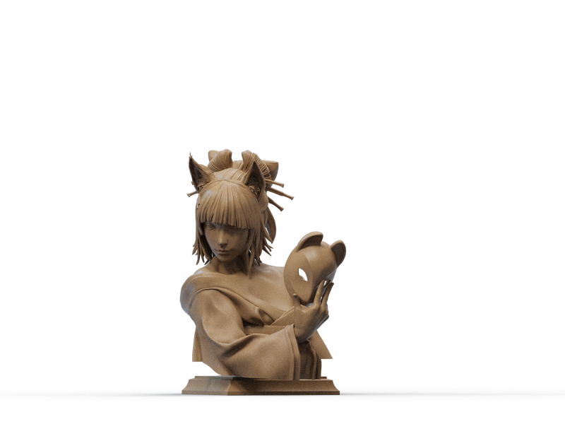 Amaterasu Resin Bust - view 1