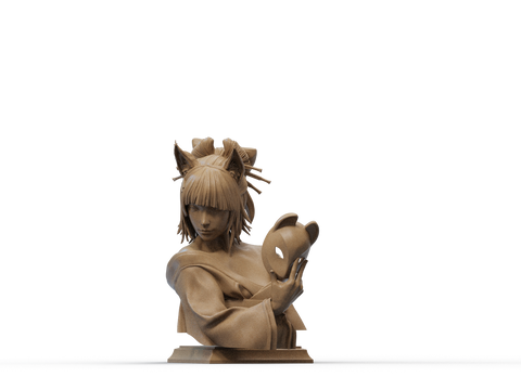 Amaterasu Resin Bust - view 1