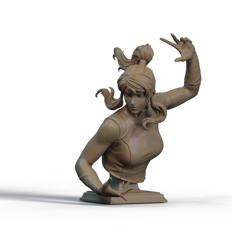 Korra Resin Bust - view 2