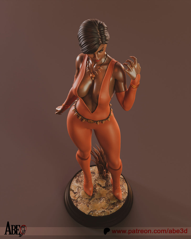 Vixen Resin Statue - view 5