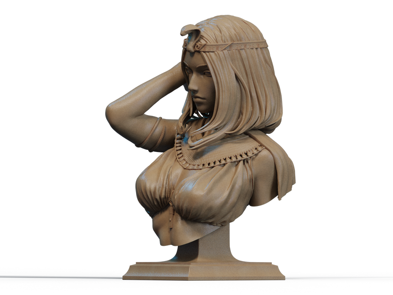 Cleopatra Resin Bust - view 2