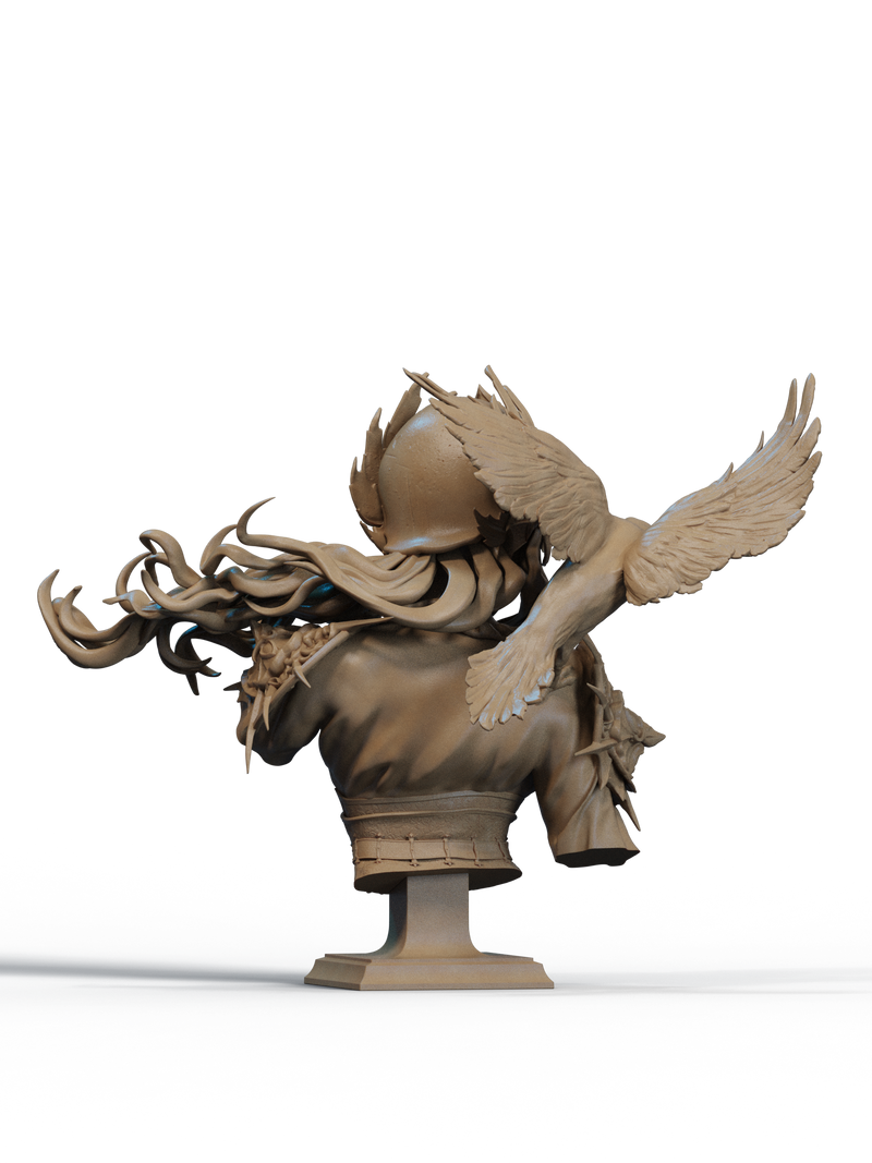 Lenora Queen of Crows Resin Bust - view 3