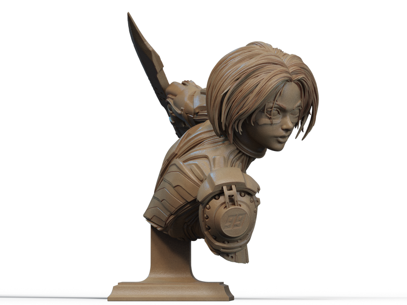 Alita Resin Bust - view 2