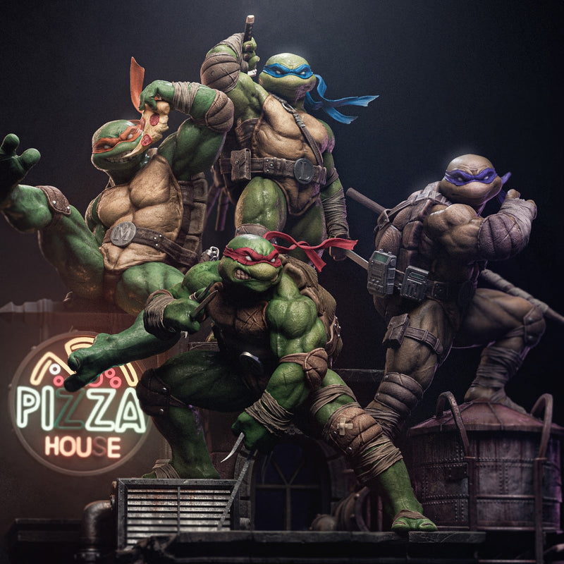 TMNT Resin Statue - view 3