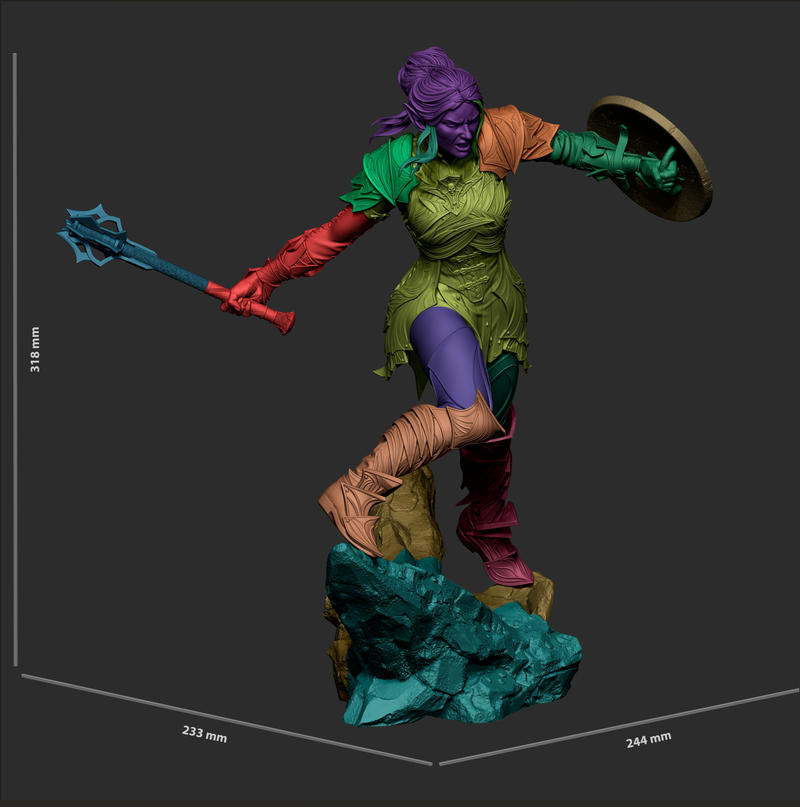 Minthara Resin Statue - view 8