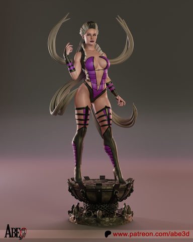Sindel Resin Statue - view 1