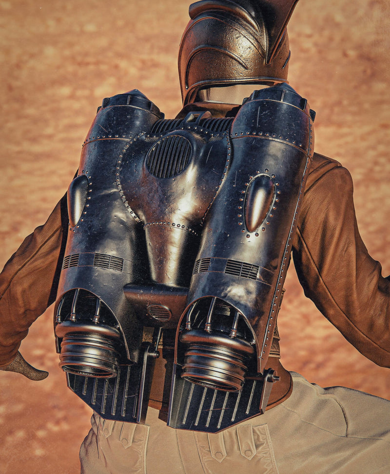 Rocketeer Resin Statue - view 7