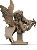 Fairy Blossom Resin Bust - view 1