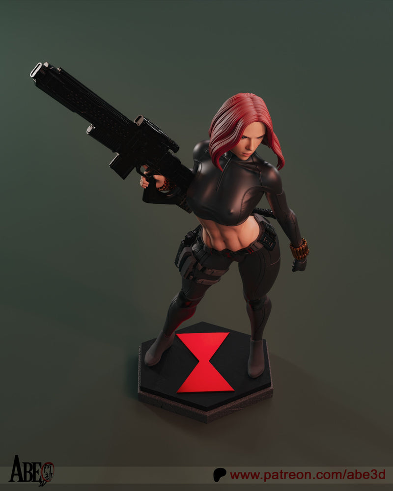 Black Widow Resin Statue - view 5