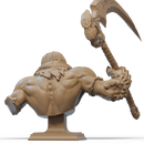 Death Resin Bust - Design 1 - view 2