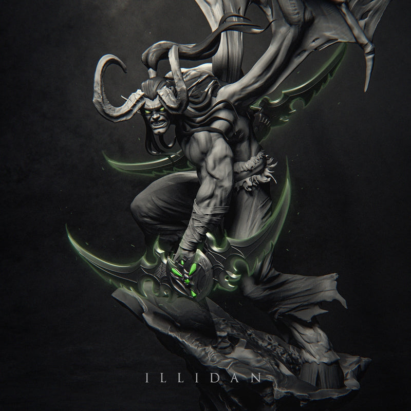 ILLIDAN Resin Statue - view 1