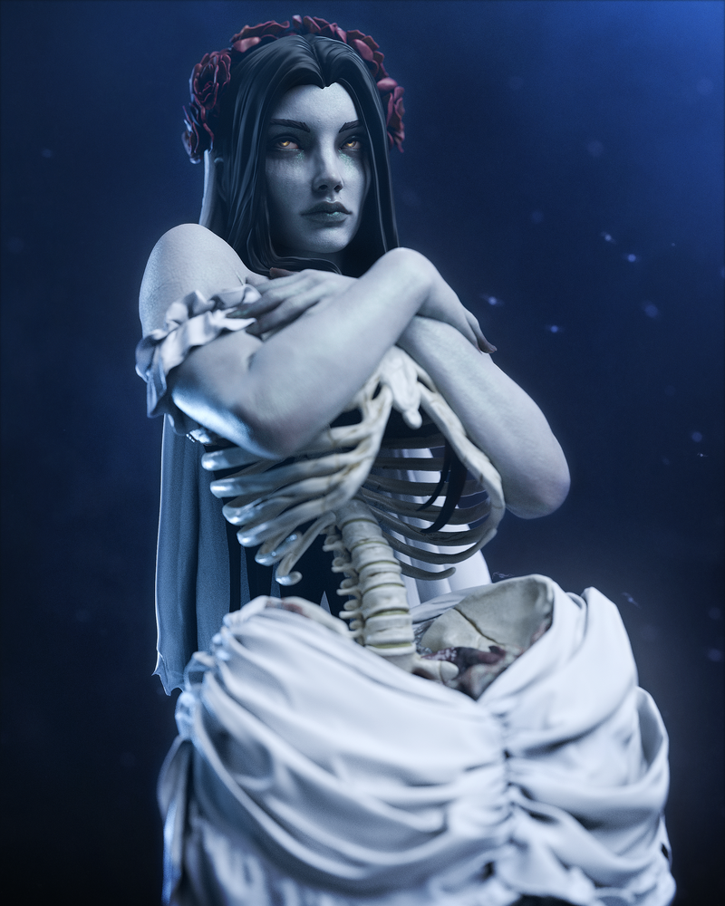 Undead Bride Resin Statue - view 4