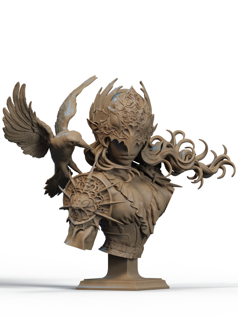 Lenora Queen of Crows Resin Bust - view 1