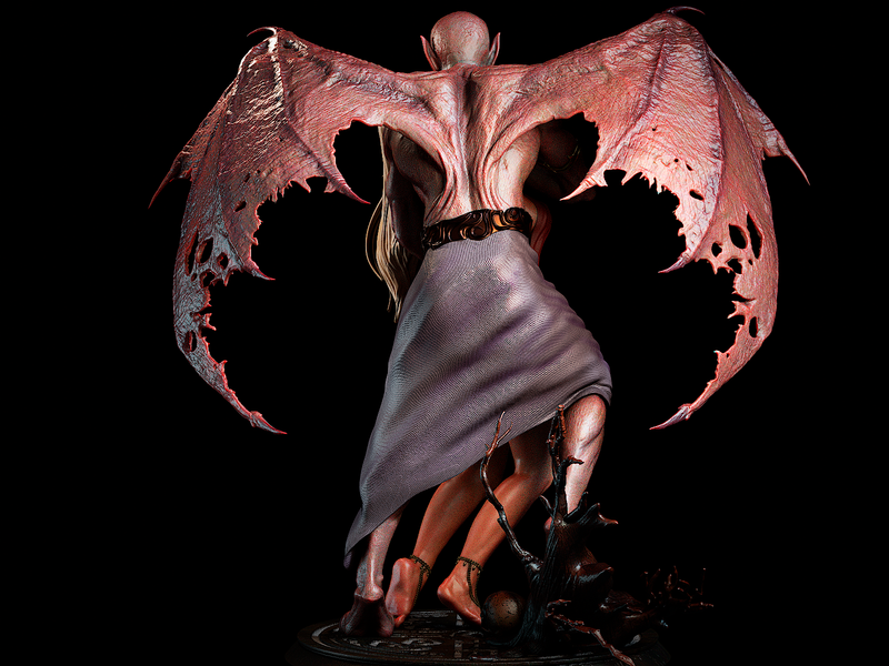 Dracula Resin Statue - Design 1 - view 7