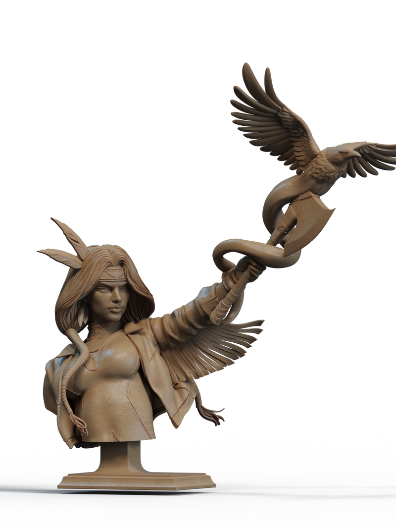 Dani Moonstar Mirage Resin Bust - view 1
