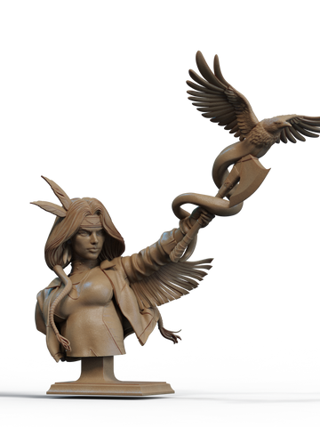 Dani Moonstar Mirage Resin Bust - view 1