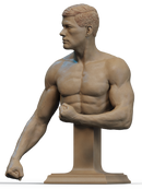 Frank Dux Resin Bust - view 2