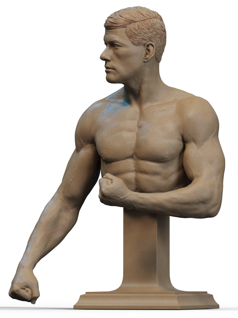 Frank Dux Resin Bust - view 2