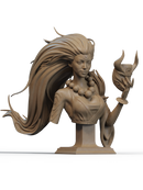 Blood Moon Diana Resin Bust - view 1