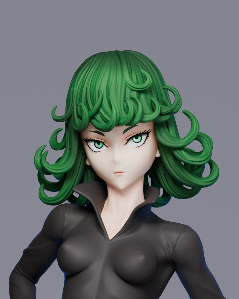 Tatsumaki Resin Statue - view 5