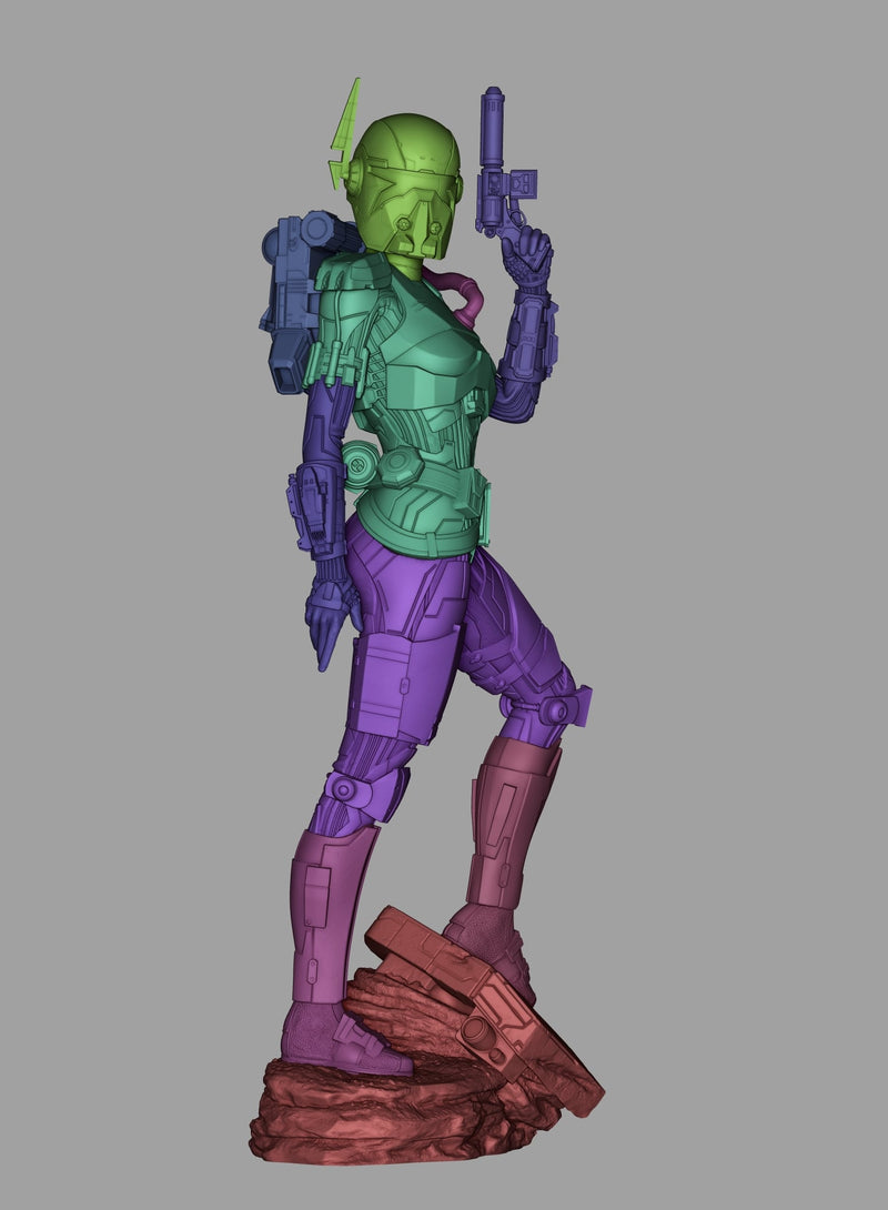 Shae Vizla Resin Statue - view 8